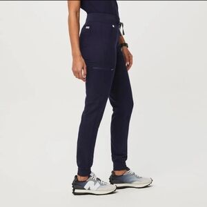 Figs Technical Collection Scrub Pants Size XS Navy Blue